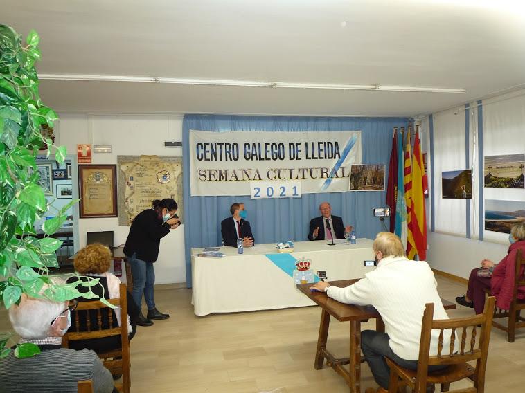 Imagen de la presentación del número 34 de la revista de la entidad gallega en la capital del Segrià