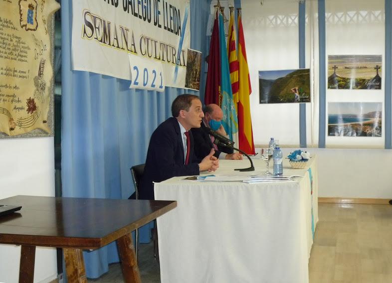 Imagen de la presentación del número 34 de la revista de la entidad gallega en la capital del Segrià