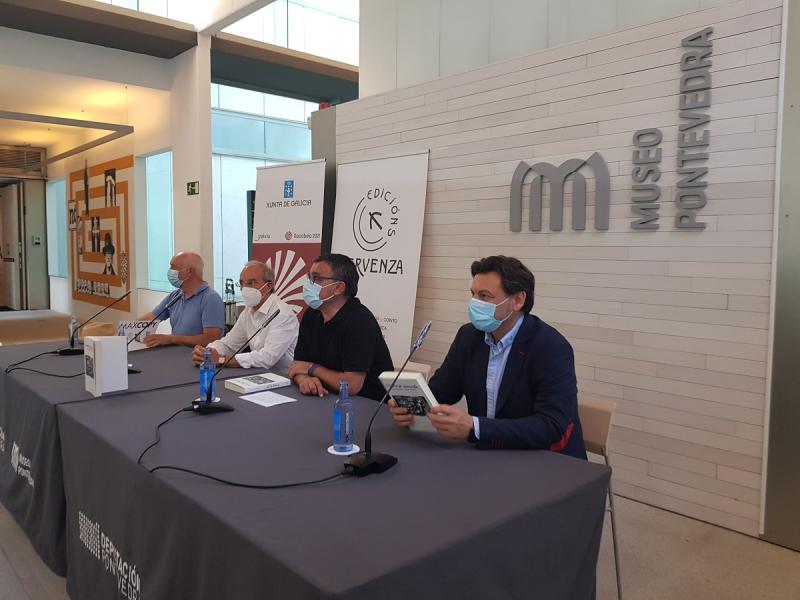 Imagen de la presentación de esta tarde en Pontevedra
