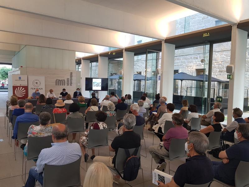 Imagen de la presentación de esta tarde en Pontevedra