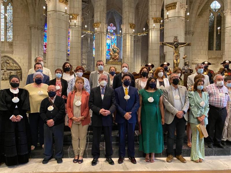 Imagen de esta mañana en la Catedral de Santa María de Vitoria Imagen de esta mañana en la Catedral de Santa María de Vitoria