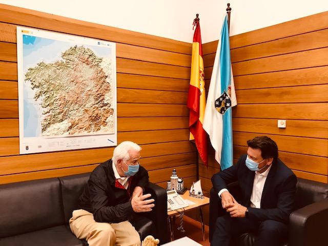 Antonio Rodríguez Miranda e José Ignacio Paz Bouza, durante a reunión na capital de Galicia Antonio Rodríguez Miranda e José Ignacio Paz Bouza, durante a reunión na capital de Galicia