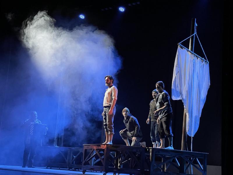 Imaxe da estrea de 'O charco de Ulises' en Montevideo