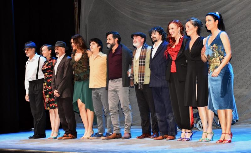 Imagen del estreno de 'O charco de Ulises' en Montevideo