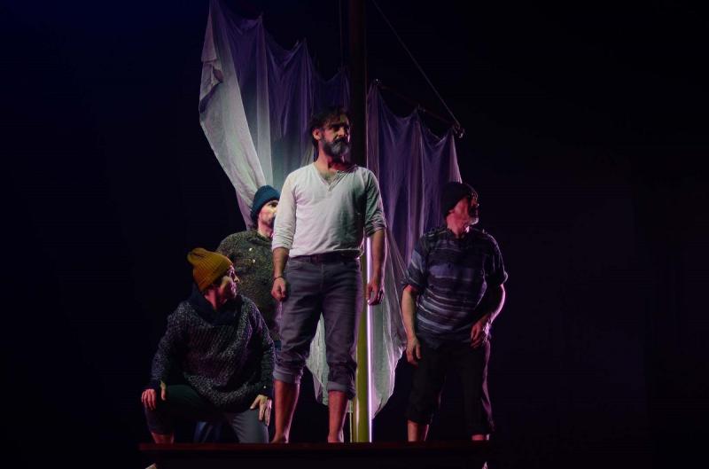 Imagen del estreno de 'O charco de Ulises' en Buenos Aires