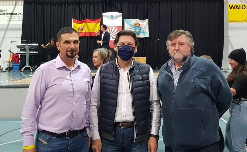 Antonio Rodríguez Miranda, con Carlos Canosa Fandiño e José Manuel Rodríguez Caneda Antonio Rodríguez Miranda, con Carlos Canosa Fandiño e José Manuel Rodríguez Caneda
