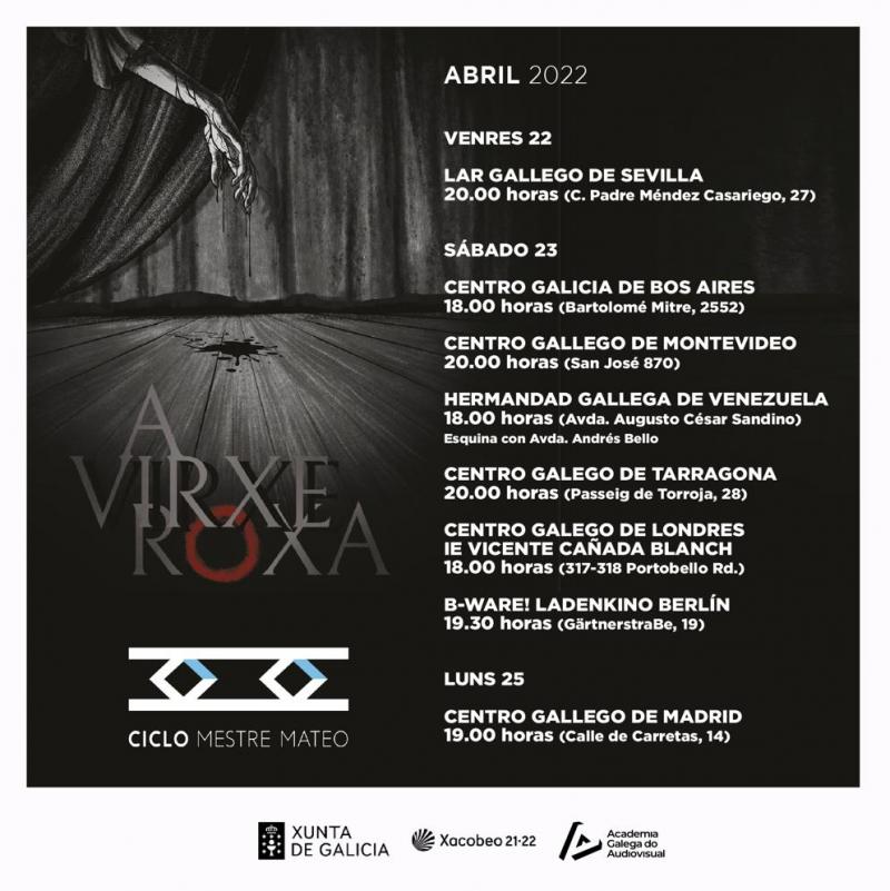 El documental 'A Virxe Roxa' se proyectará en ocho ciudades de España, Europa y América