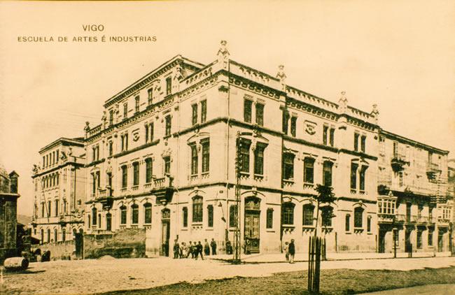 Escola de Artes e Oficios de Vigo (1886), a obra filantrópica de José García Barbón máis destacada