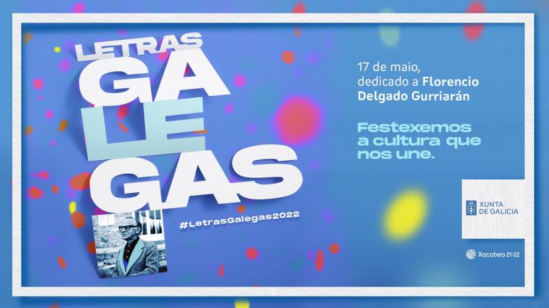 Na edición de 2022 do Día das Letras Galegas homenaxéase a Florencio Delgado Gurriarán