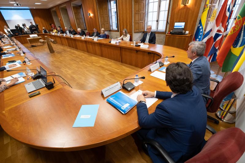 O presidente da Xunta participou na reunión da Comisión Delegada do Consello de Comunidades Galegas