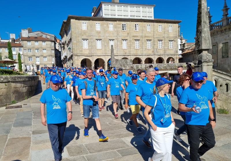 El recorrido se realizó la víspera de la celebración del Día de la Galicia Exterior, el pasado 9 de julio