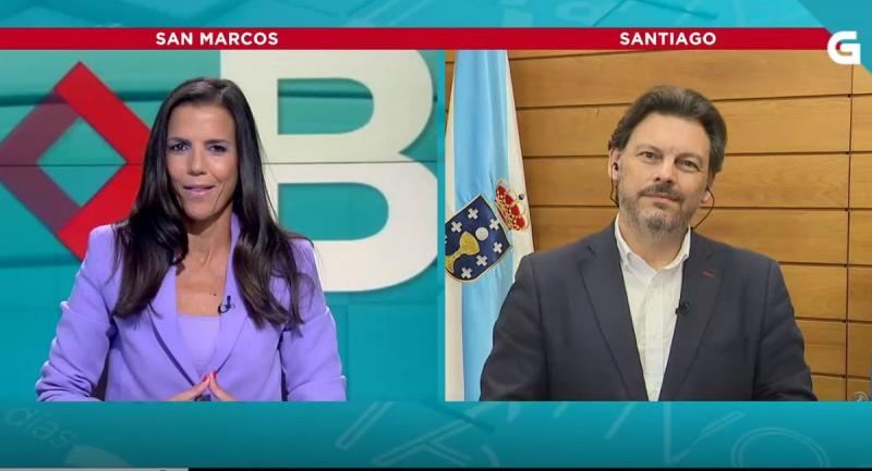 El secretario xeral da Emigración, en el 'Bos Días' de la Televisión de Galicia