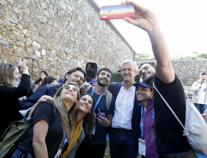 El presidente de la Xunta de Galicia, Alfonso Rueda, les dio la bienvenida en nombre de toda la sociedad gallega El presidente de la Xunta de Galicia, Alfonso Rueda, les dio la bienvenida en nombre de toda la sociedad gallega
