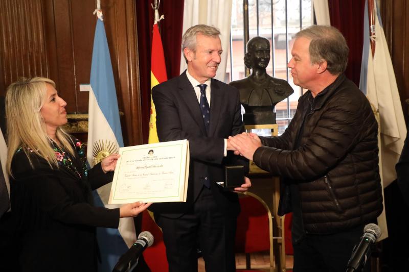Rueda agradeceu hoxe á Lexislatura da CABA o seu recoñecemento como visitante ilustre e lembrou que os galegos e galegas teñen “unha débeda eterna de gratitude” coa capital arxentina