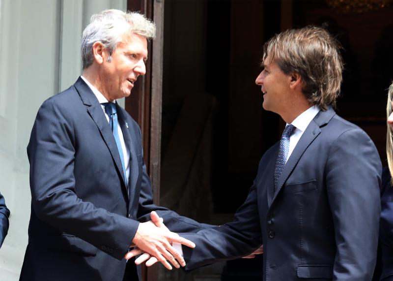 Imaxe da reunión entre os presidentes do Uruguai e de Galicia