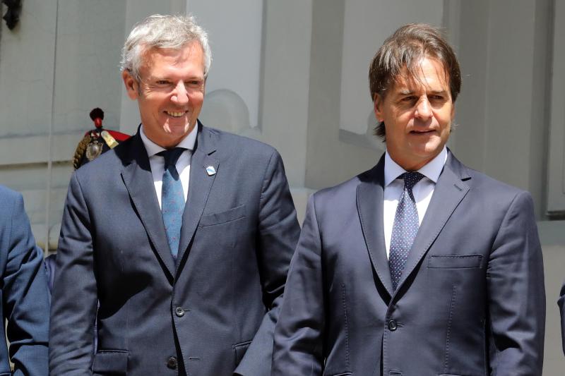 Imaxe da reunión entre os presidentes do Uruguai e de Galicia