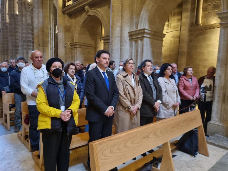 Imagen de la ceremonia celebrada hoy en la Catedral de Santiago de Compostela