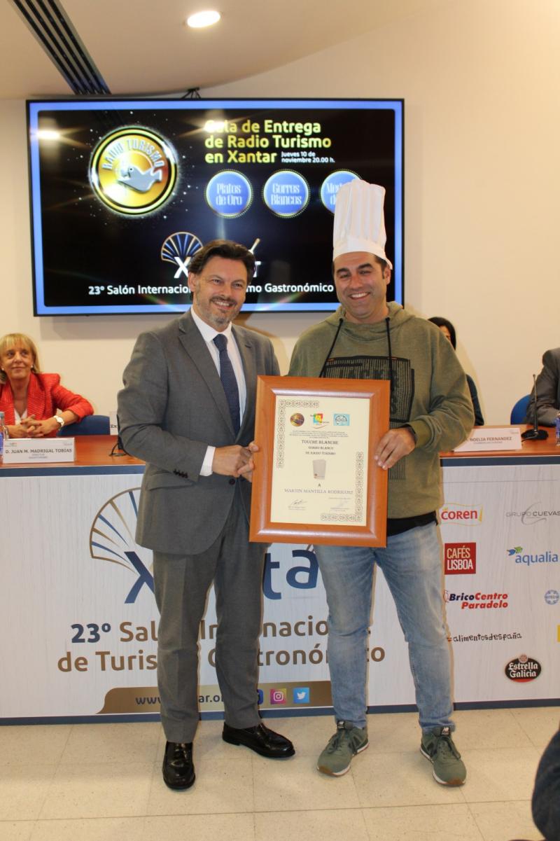 Imagen del acto de entrega de los Pratos de Ouro