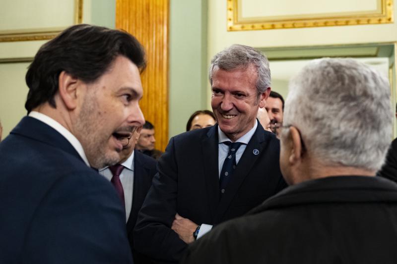 O presidente da Xunta interveu na gala-homenaxe á emigración galega en Cataluña celebrada no Liceu de Barcelona.