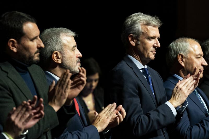  O presidente da Xunta interveu na gala-homenaxe á emigración galega en Cataluña celebrada no Liceu de Barcelona.