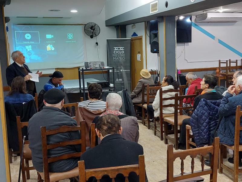 Imagen de la proyección en Tarragona