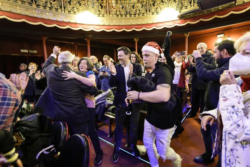 Imaxe do evento celebrado hoxe na capital de España
