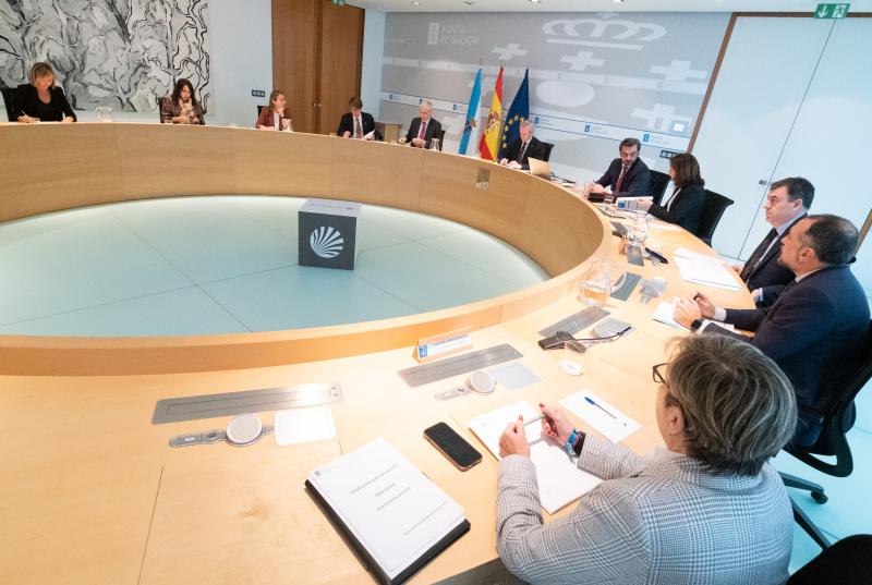 Imaxe do Consello da Xunta celebrado hoxe na capital de Galicia