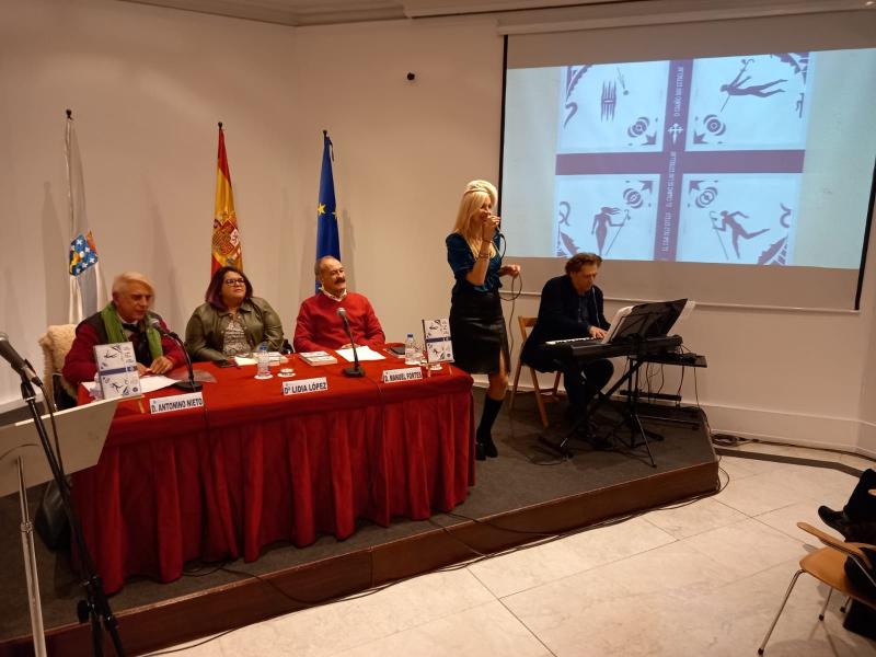 Imaxe da presentación celebrada na sede da Casa de Galicia en Madrid