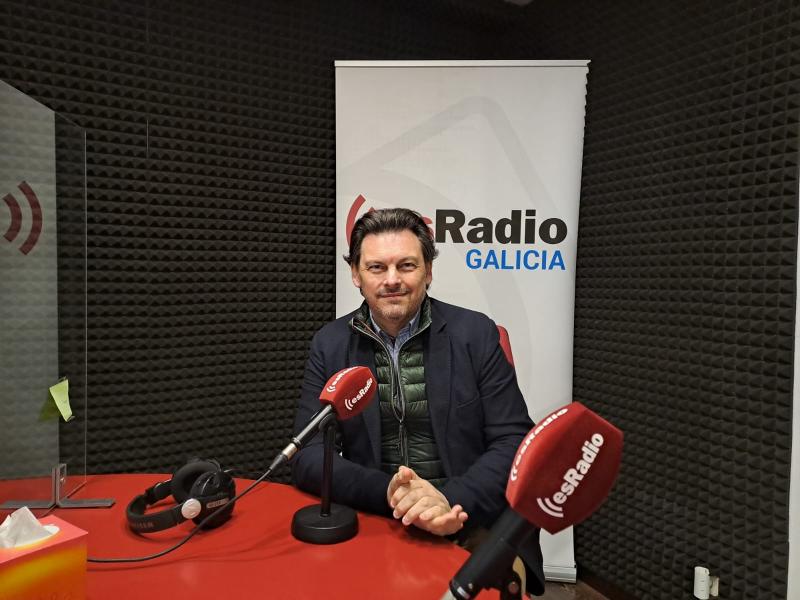 Antonio Rodríguez Miranda, en los estudios de esRadio