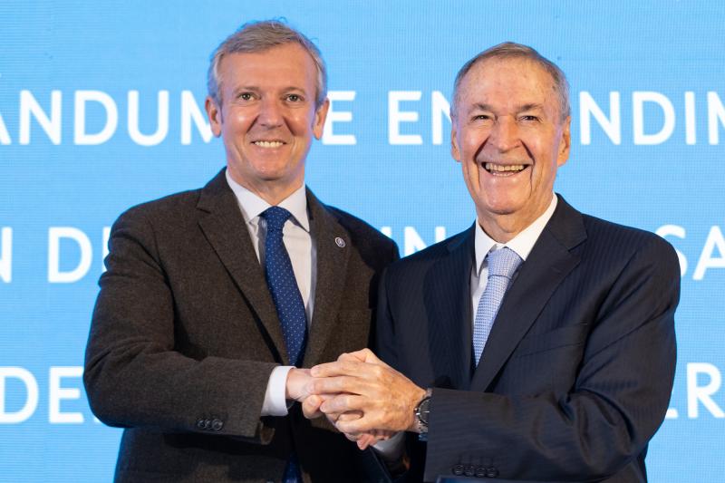 El presidente gallego y el gobernador de Córdoba firman un Memorandum de Entendimiento