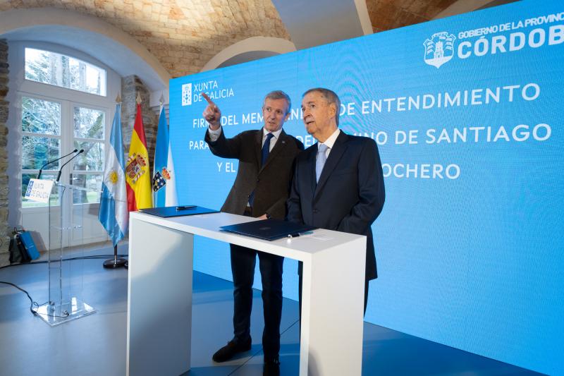 El presidente gallego y el gobernador de Córdoba firman un Memorandum de Entendimiento