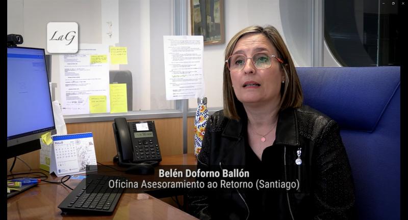 Emigración inicia en la Oficina de Retorno de Santiago un espacio informativo para los gallegos retornados del Exterior, centrándose en este caso en el ámbito del empleo
