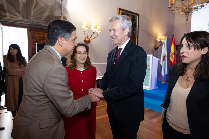 El presidente de la Xunta participó en la clausura del XIII Congreso de prevención de riesgos laborales en Iberoamérica