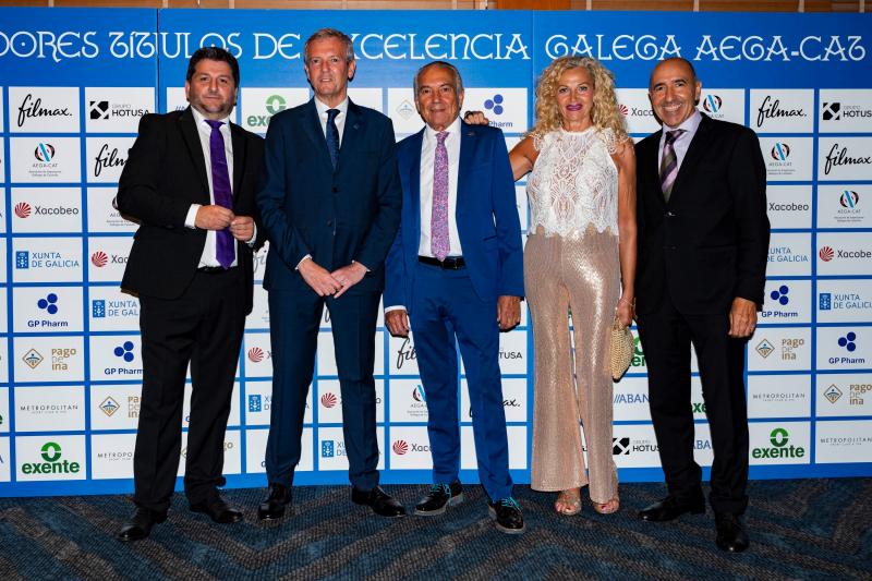 O presidente da Xunta interveu no acto de entrega dos Títulos de Excelencia Galega 2023 da Asociación de Empresarios Gallegos de Cataluña (AEGA-CAT)