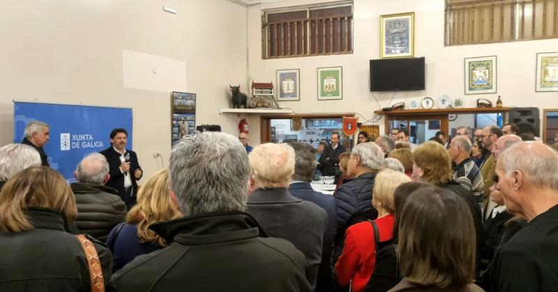 Imaxe da reunión celebrada en Bos Aires coas entidades galegas 