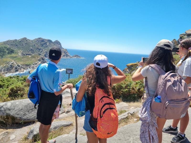 Imaxe da visita ás Ilas Cíes