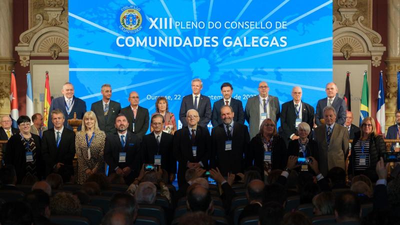 O presidente da Xunta participou en Ourense no acto inaugural do XIII Pleno do Consello de Comunidades Galegas