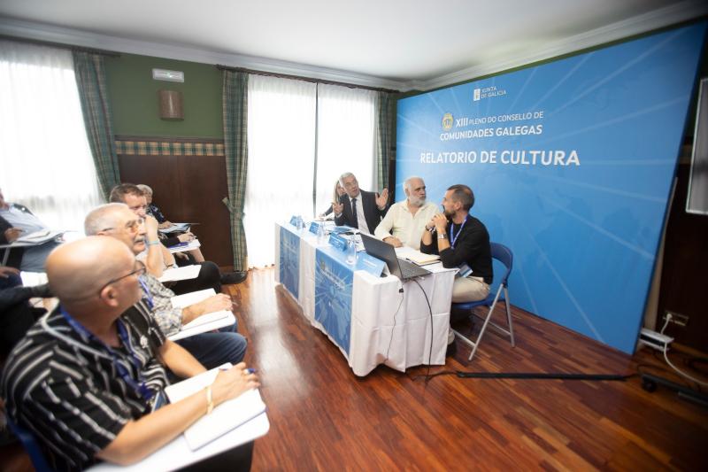 Imagen de la ponencia de cultura del XIII Pleno del Consello de Comunidades Galegas