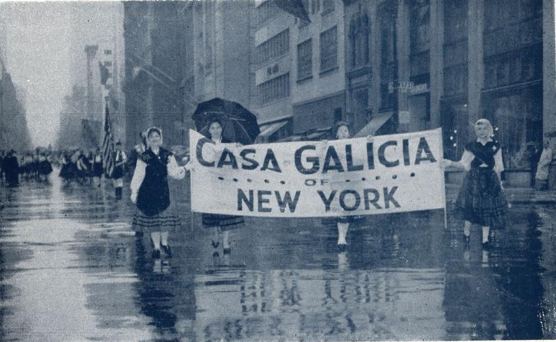 Desfile do Día da Hispanidade polas rúas de Nova York, 12 de outubro de 1958