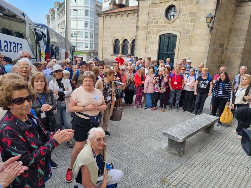Imaxe da visita a Pontevedra