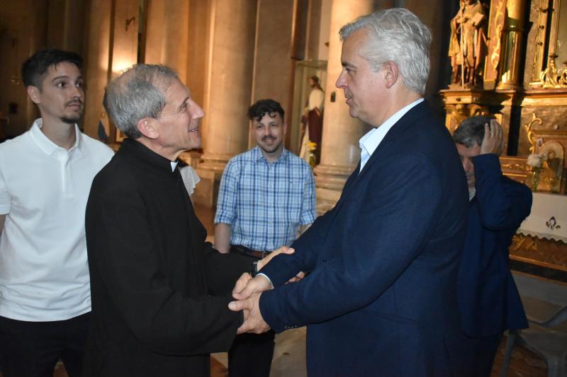 Inauguración da mostra en Paraná (provincia de Entre Ríos) da mostra sobre o Camiño de Santiago e o Camino del Cura Brochero