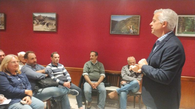 Imaxe da reunión celebrada en Bos Aires coas entidades galegas 