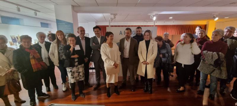 Imagen de la inauguración, esta tarde, en Miño Imagen de la inauguración, esta tarde, en Miño