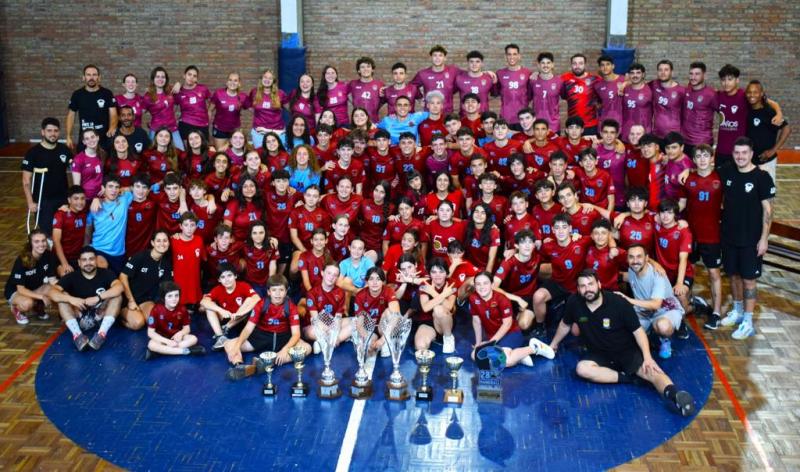 Equipo de balonmán do Centro Pontevedrés de Montevideo