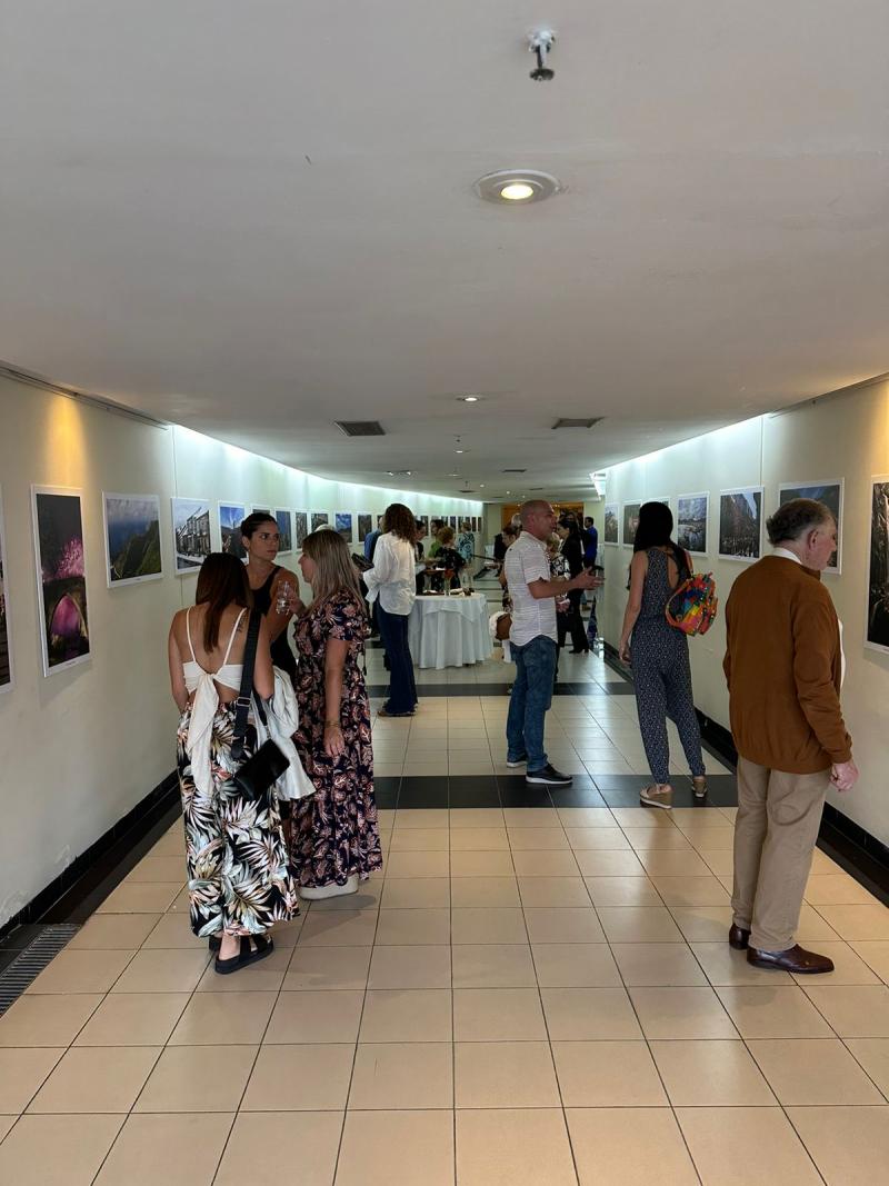 Imaxe da inauguración da exposición 'Galicia Bella' en Mar del Plata