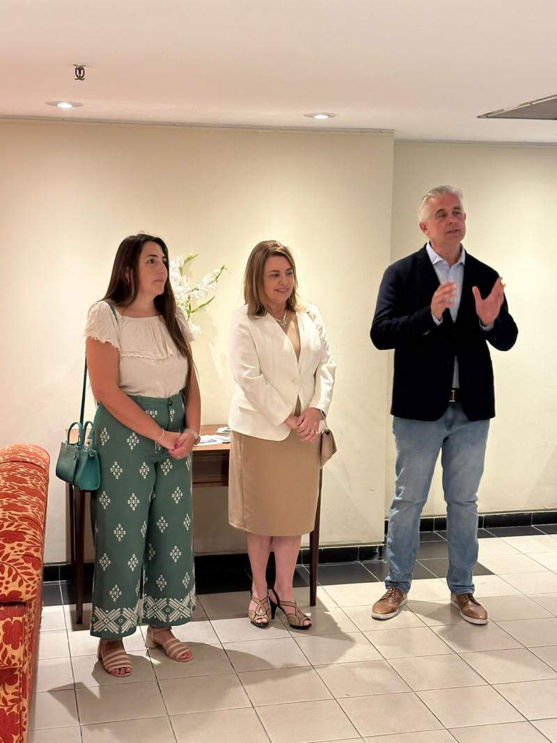Imaxe da inauguración da exposición 'Galicia Bella' en Mar del Plata