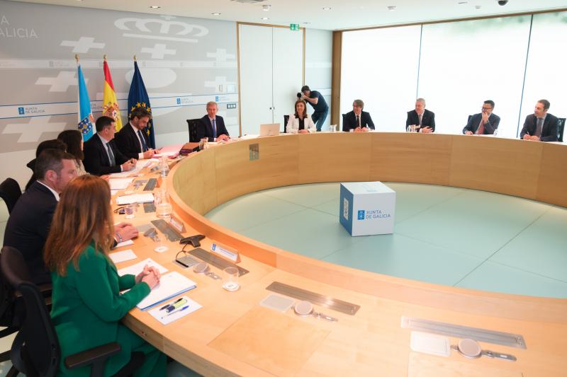 Imaxe do Consello da Xunta de Galicia celebrado hoxe en Santiago de Compostela