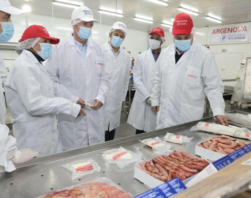 Imagen de la visita del presidente de la Xunta de Galicia, Alfonso Rueda