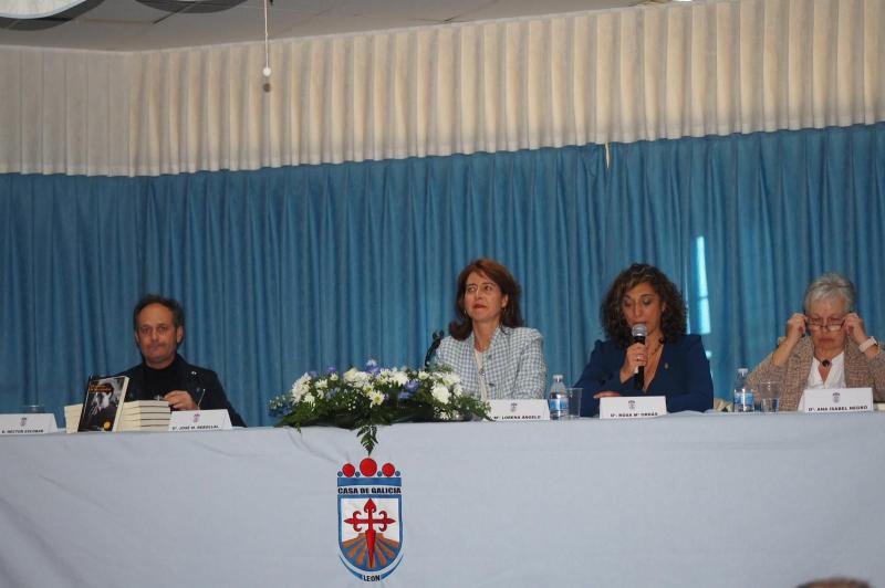 Imaxe do acto celebrado na sede da entidade galega na capital leonesa