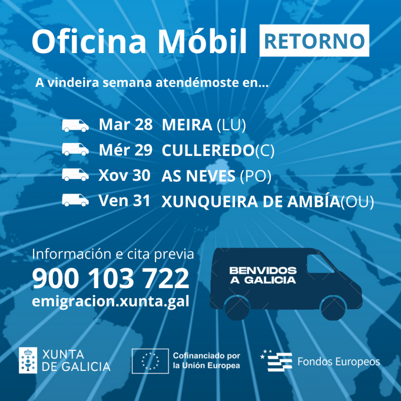Percorrido da Oficina Móbil do Retorno do 28 ao 31 de maio Percorrido da Oficina Móbil do Retorno do 28 ao 31 de maio